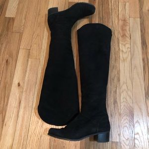 Stuart Weitzman Black Suede Boots